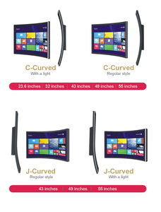 Nuevo Lanzamiento: Monitor LCD Táctil Curvo de 43 Pulgadas con Iluminación Integrada para Juegos, Publicidad Digital y Señalización Digital - Product Image 5