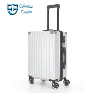 Maleta de Viaje con Ruedas, Personalizada al por Mayor, Clásica, Moderna, Ligera, Impermeable, Simple, de Malla, de Poliéster, de 20/24/28 Pulgadas - Product Image 3