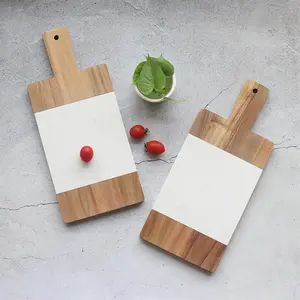 Shop Hot Sale Tablett Marmor Square Food Große Steak Käse platte Hochzeit Holz Serviert eller