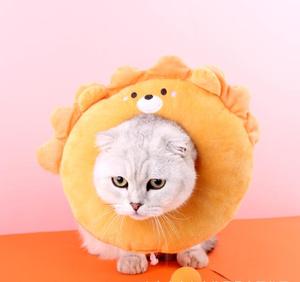 ปลอกคอสัตว์เลี้ยงผ้านุ่มลายสิงโตและกุ้ง - Product Image 5