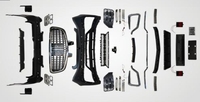 GBT Pare-chocs avant style Maybach Kits de conversion extérieure Upgrade Maybach style v class bodykit Pour Mercedes Benz V Class Vito
