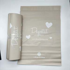 Sacs d'expédition écologiques personnalisés avec logo imprimé, imperméables, biodégradables, en polyéthylène, pour vêtements, chaussures et chaussettes - Product Image 5