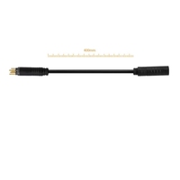 Câble d'extension de moteur de vélo électrique 9 pouces 40 cm 400 mm, câble d'extension de moteur de vélo électrique mâle-femelle pour pièces de vélo