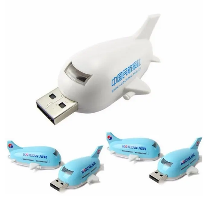 Factory Price 3D Design Custom Usb Ship Airplane Truck Cartoon Car Shape Usb Flash Drive Promotional Gift