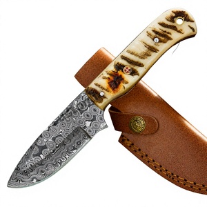 Customizable Steel Blade Handmade Pocket Folding <b>Knife</b> <b>Bone</b> <b>Handle</b> <b>Knives</b> Survival Outdoor Camping Hunting OEM - Product Image 5