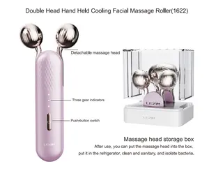 Nhà di động chuyên nghiệp EMS v-hình dạng mặt nâng Con lăn Massager Microcurrent mini mặt Toning thiết bị