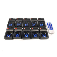 Système de tir de feux d'artifice professionnel à télécommande sans fil 10 canaux longue portée pour mariages, fêtes en intérieur et Noël