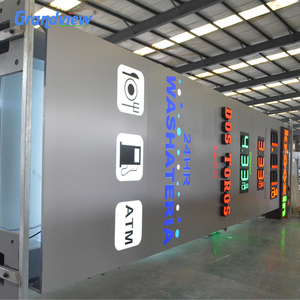 Iluminación Led personalizada para Estación de Servicio al aire libre, señal de poste con logotipo 3d, grande, venta al por mayor - Product Image 6