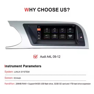 Autoradio Android Navihua pour Audi A4L A4 Q5, écran de voiture, CarPlay sans fil, système Linux, navigation GPS, autoradio stéréo - Product Image 4