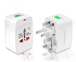 Adaptador de viaje universal con adaptador de enchufe US UK EU AUS