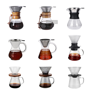 HIGHWIN 400ml 600ml 800ml Soporte de <span class=keywords><strong>madera</strong></span> Vidrio Cold Brew Coffee Maker Pour Cover Coffee Dripper - Product Image 6