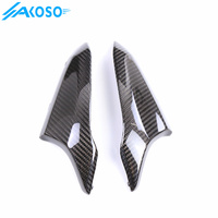 Accessoires en fibre de carbone pour moto AKOSO, carénage latéral du réservoir de carburant avant pour Yamaha Tmax 530 Tmax560 2017-2024