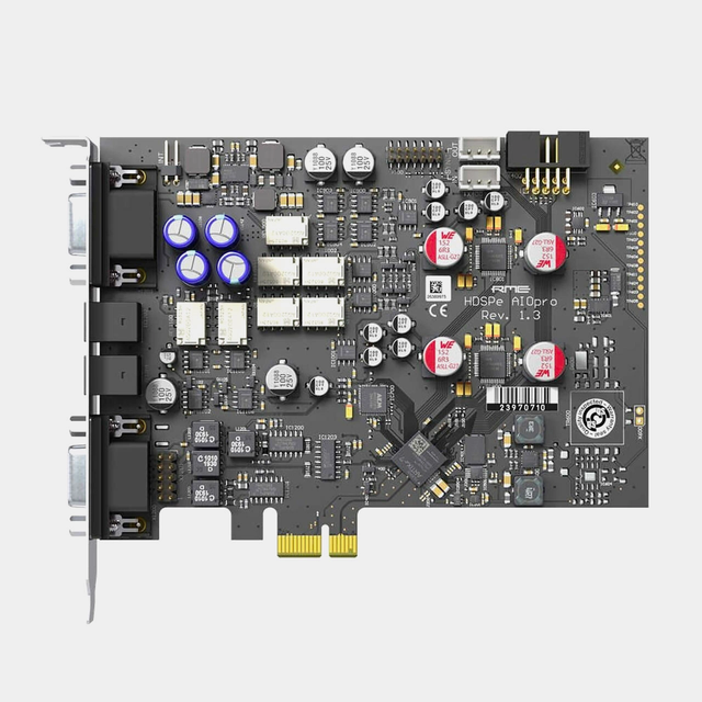 New Original Professional RME HDSPE AIO PRO PCI Express External Audio Interface Card 2 Channels Metal Construction Sound