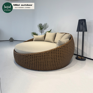 Tất cả thời tiết vườn trứng hình dạng ngoài trời mây ghế đi văng không thấm nước PE đệm phơi nắng cho công viên khách sạn biệt thự - Product Image 6