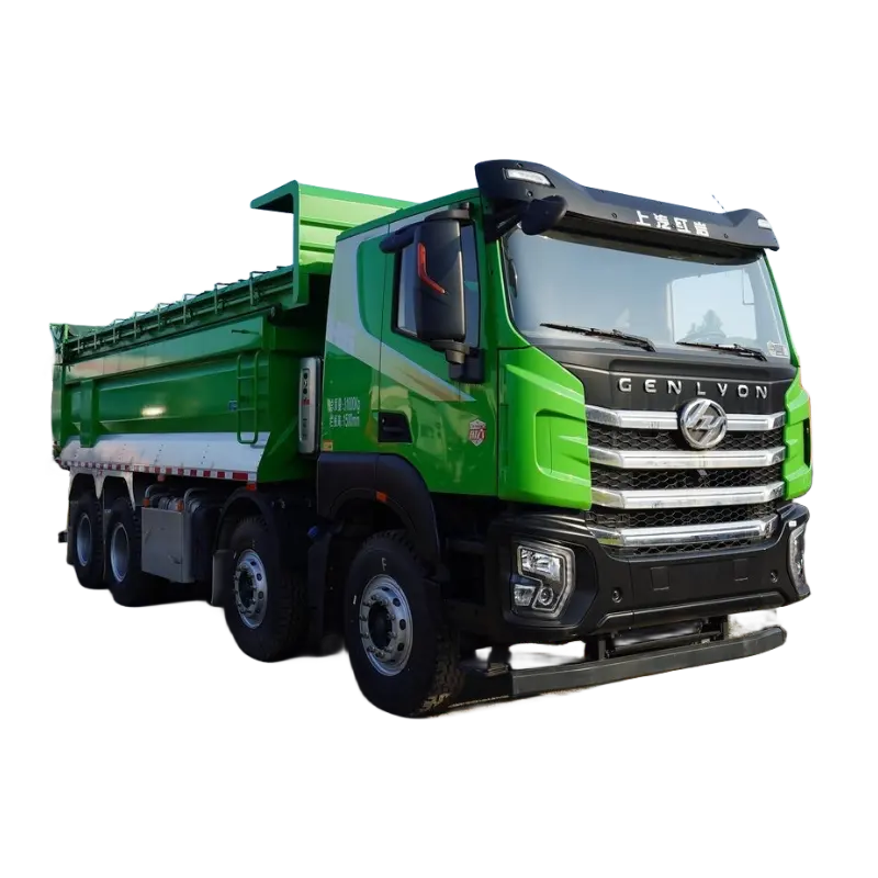 IVECO Hongyan 8x4 รถดัมพ์มือสองรถดั๊มพ์สําหรับงานหนัก 12 ล้อ 80 ตัน 10 2 ยูโร Howo รถดัมพ์ 6X4 SINOTRUCK คู่มือยูโร 5