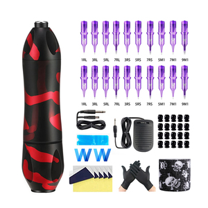 Kit complet professionnel de machine à tatouer rotative PMU, ensemble d'outils de maquillage pour salon de beauté, équipement de tatouage professionnel - Product Image 1