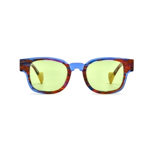 Gafas de Sol Rectangulares con Montura Completa, Color Carey, Lentes de Espejo Rosa, 100% Protección UV, Unisex, Estilo Moderno para Adultos - Product Image 5