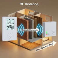 Termostato Inalámbrico RF Flexible SS334RF para Caldera de Gas, Controlador de Temperatura de Calefacción Programable, 868MHz RF, Hogar y Oficina
