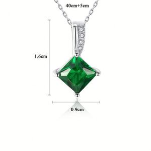 Conjunto de Joyería Verde en Plata 925, Joyería de Moda para Mujer - Product Image 5