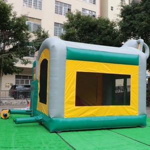 Inflable selva Castillo diapositiva elefante caja de cartón gorila inflable elefante gorila <span class=keywords><strong>con</strong></span> tobogán para los niños - Product Image 4
