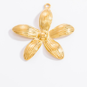 จี้สแตนเลสทรงต่างๆ ชุบทอง 18k สำหรับทำสร้อยคอ อุปกรณ์ทำเครื่องประดับ DIY - Product Image 4