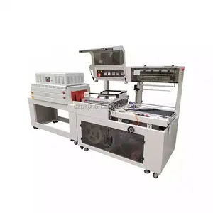 Auto Shrink Wrapping Machine Heat Shrink Wrap Cutting Sealing Packing Shrink Wrapping Tunnel Machine