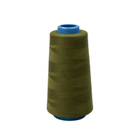 Fil à coudre en polyester 40S/2 402 403 pour machine à coudre jeans, couleur personnalisée OEM