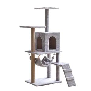 TEMU Best-seller Table à jouets pour chat <span class=keywords><strong>Lit</strong></span> pour chat stable moyen griffoir planche à gratter intégrée <span class=keywords><strong>étagère</strong></span> Sisal chat jouets à mâcher animaux de compagnie - Product Image 1