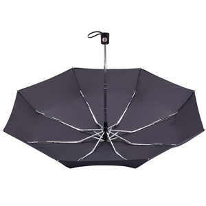Parapluie compact 4 plis à ouverture et fermeture automatiques, parapluie de voyage léger, <span class=keywords><strong>parasol</strong></span> pliant 43'' à 8 baleines pour femme - Product Image 4