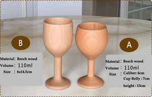 Gobelet à <span class=keywords><strong>vin</strong></span> traditionnel classique en bois massif tasse écologique avec design créatif gobelet à <span class=keywords><strong>vin</strong></span> en bois classique - Product Image 5