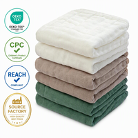 Serviette pour bébé en pur coton, motif personnalisable, douce et absorbante, lingette pour le visage de bébé, pour coffret cadeau, utilisation pour le bain et l'essuyage de la salive