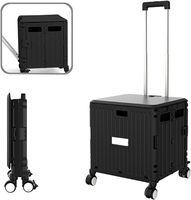 Chariot pliable personnalisé, chariot à bagages compact, chariots pliants portables, chariot de camping, chariot de plage