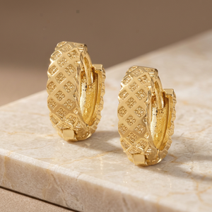 Wholesale 14K18K24K Gold <b>Filled</b> Hoop Earrings Elegant Trendy Gold Plated Hoop Earrings for Women Fashion Hoop Earrings Arracadas - Product Image 4