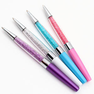 Bolígrafo de Metal con Cristal y Logotipo Personalizado para Chicas, Ancho de Escritura de 1.0 mm, Regalo Promocional - Product Image 2