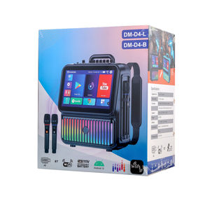 Entrega rápida 2025 Altavoz portátil patentado más popular Audio de <span class=keywords><strong>karaoke</strong></span> inteligente con altavoz inalámbrico de pantalla táctil de 13,3 pulgadas con correa - Product Image 6