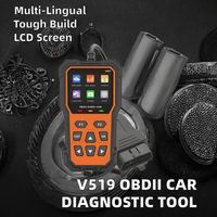 Herramienta de diagnóstico automático V519, escáner de función OBDII completo ELM327 OBD 2 OBD11, lector de código para coches, Detector eléctrico, gran oferta
