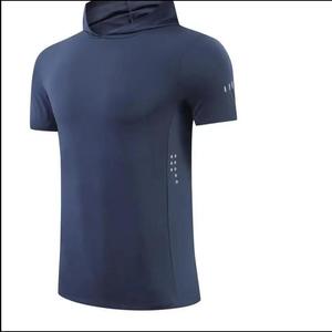Hot Selling New Short Sleeve T-shirts Men's Shirts Hooded Sports Tops Quick Dry Running Training Workout Gym Fitness <strong>Clothing</strong> - Product Image 3
