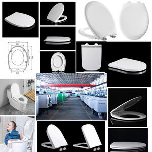 Asientos de inodoro cuadrados de Duroplast de cierre suave y liberación rápida estándar europeo para inodoro <span class=keywords><strong>Geberit</strong></span> - Product Image 6