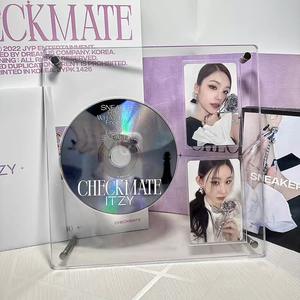 Soporte <span class=keywords><strong>de</strong></span> exhibición <span class=keywords><strong>de</strong></span> <span class=keywords><strong>álbum</strong></span> <span class=keywords><strong>de</strong></span> photocard <span class=keywords><strong>de</strong></span> acrílico transparente a medida con soporte <span class=keywords><strong>de</strong></span> marco <span class=keywords><strong>de</strong></span> CD Lucite <span class=keywords><strong>de</strong></span> perno cromado - Product Image 5