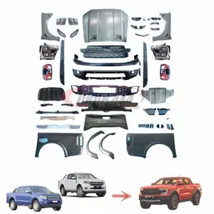 2012-2021 untuk Kit Upgrade Ranger Kit Body Kit plastik facelift Ranger 2023 to Raptor Body Kit aksesori
