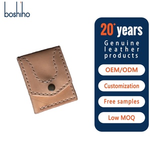 Portable Vintage <b>Waterproof</b> Multifunctional Compact Open Closure Nylon Lining Handmade Card Slot Front Pocket Money Clip <b>Wallet</b> - Product Image 1