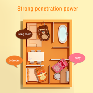 Walkie-talkie DIY de <span class=keywords><strong>madera</strong></span> para niños, tablero de walkie-talkie de dibujos animados bonitos, juguetes de aprendizaje de exploración científica educativa - Product Image 4