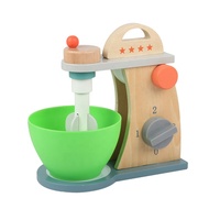 Jouet mélangeur éducatif en bois unisexe pour la fabrication d'aliments Machine à farine et à biscuits Jeu amusant pour les enfants