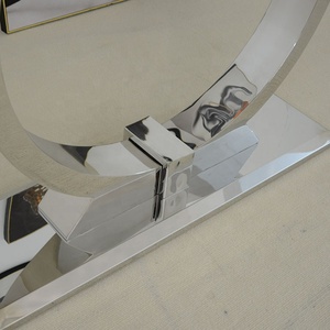 Hiện Đại Giá Rẻ Giao Diện Điều Khiển Bảng Nhà Máy Trực Tiếp Sang Trọng Đồ Nội Thất Phòng Khách Bạc Bằng Đá Cẩm Thạch Vuông Hành Lang Giao Diện Điều Khiển Bảng Với Gương - Product Image 2