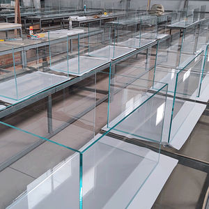 Akuarium kantor, kaca ramah lingkungan, tangki ikan Mini Desktop persegi - Product Image 6