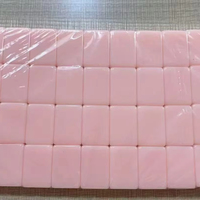 Tuiles de Mahjong Mini en Mélamine Aiyunda pour 4 Joueurs – Portable, Idéal pour le Voyage, la Maison ou le Dortoir – Finition Polie à la Main, Célèbre sur Internet, Utilisation Universelle