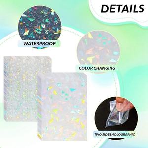 Custom 65X90mm Size Hologram <b>Card</b> <b>Sleeves</b> Yugioh Perfect Fit Holographic <b>Card</b> <b>Sleeves</b> Custom Logo Plastic Material - Product Image 4