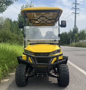 รถกอล์ฟไฟฟ้า 8 ที่นั่ง 3 แถว กำลังไฟ 4 กิโลวั<span class=keywords><strong>ต</strong></span><span class=keywords><strong>ต</strong></span>์ ยางชายหาด 12 นิ้ว พวงมาลัยคาร์บอนไฟเบอร์ กระจกพับได้ สำหรับรับรองแขกและเที่ยวชมสถานที่ ลดราคาพิเศษ - Product Image 5