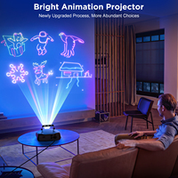 Machine à laser d'animation 3D avec application, motifs dessinés à la main, RGB DMX, idéale pour les mariages, les fêtes, les discothèques, les bars, les scènes, l'éclairage laser DJ