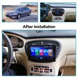 Headunit Radio Stereo Mobil Multimedia, Pemutar DVD Navigasi Gps untuk Peugeot 607 301 2002-2008 dengan Audio BT Wifi